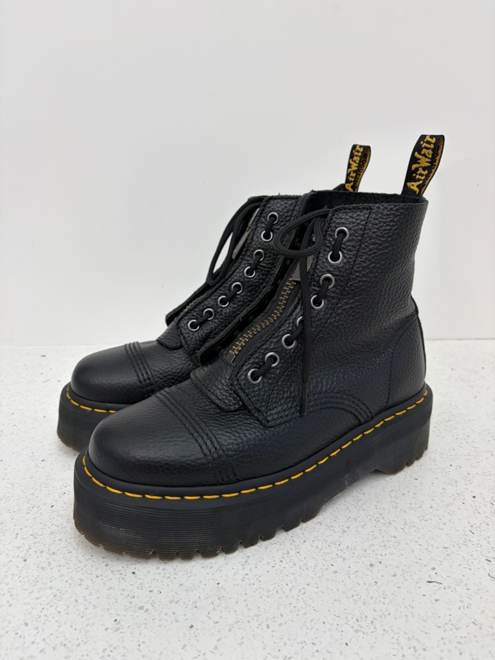 Dr. Martens Sinclair Platform Boots – Black (Women’s US 7)